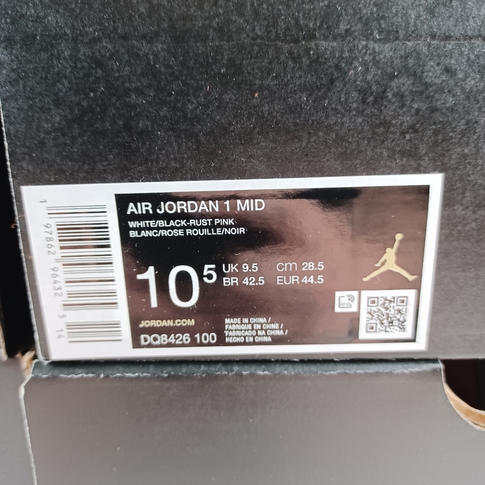 Nike Air Jordan 1 Mid Sneakers Shoes - Picture 9 of 11